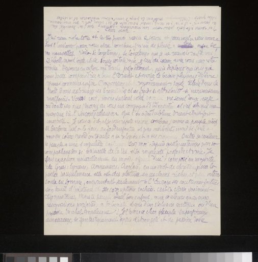 Letter to Andries Bonger