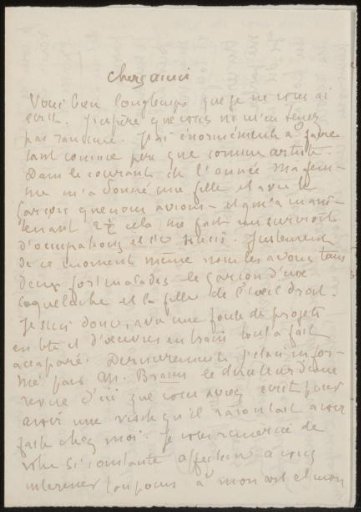 Letter to Andries Bonger