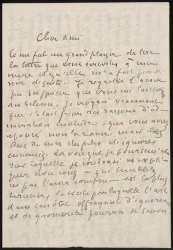 Letter to Andries Bonger