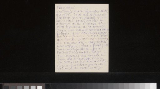 Letter to Andries Bonger