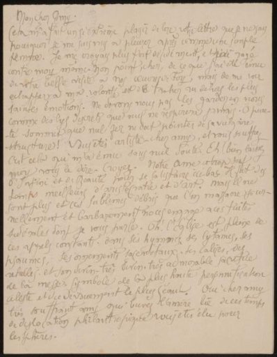 Letter to Andries Bonger