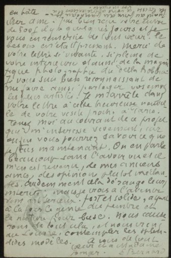 Letter to Andries Bonger