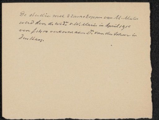 Note concerning Willem Maris
