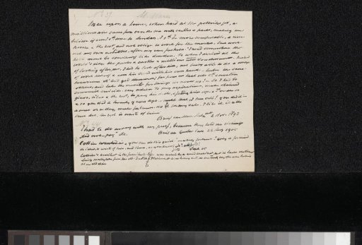 Transcripts of (parts of) letters to Mrs. Artz and to Friedrich Gustav Julius Süs
