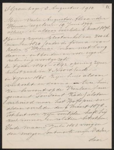 Letter to Pieter Haverkorn van Rijsewijk