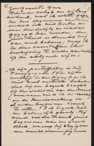 Letter to Pieter Haverkorn van Rijsewijk