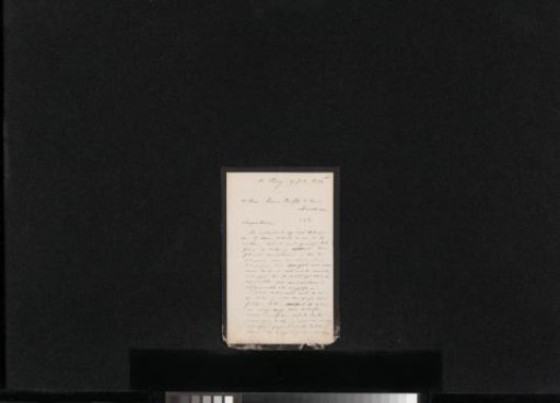 Letter to Frans Buffa and Sons