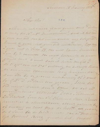 Letter to Christiaan Kramm