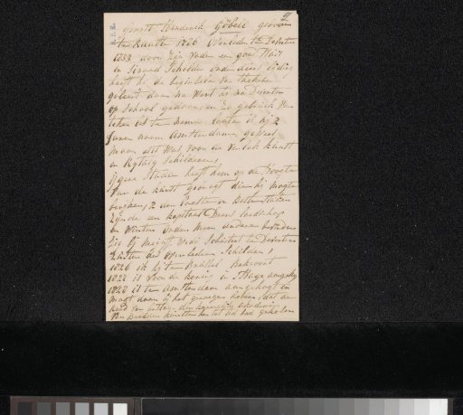 Biographical account of Gerrit Hendrik Gobell