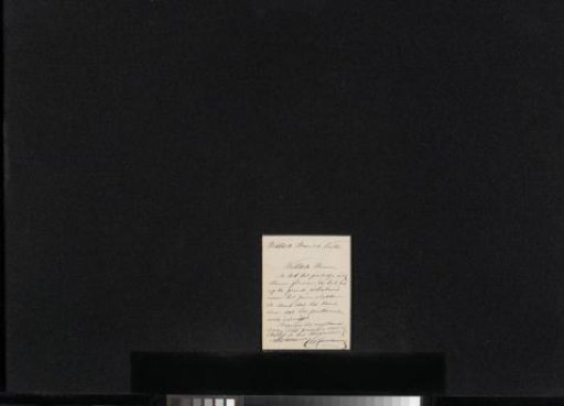 Letter to Johan Philip van der Kellen