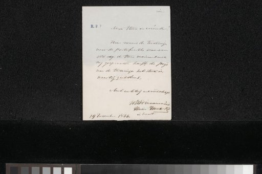 Letter to anonymous