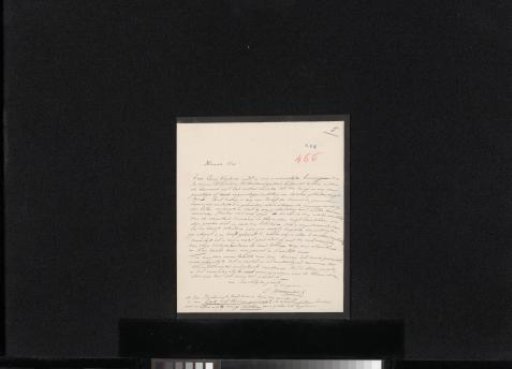 Letter to Christiaan Kramm