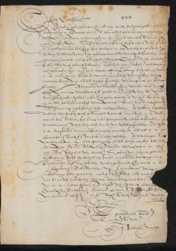 Letter to Guillaem van Koppenolle