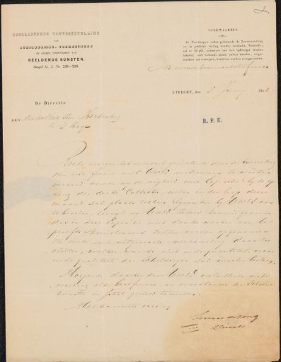 Letter to Lambertus Hardenberg