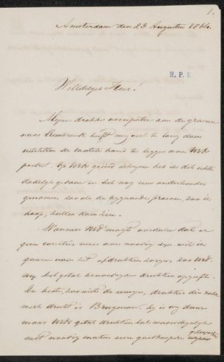 Letter to an anonymous person