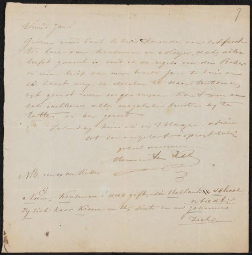 Letter to an unknown person