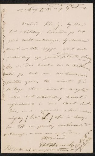 Letter to P. Koning
