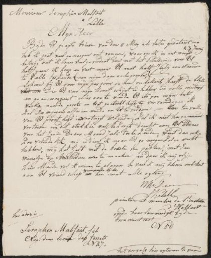 Letter to Séraphin Malfait