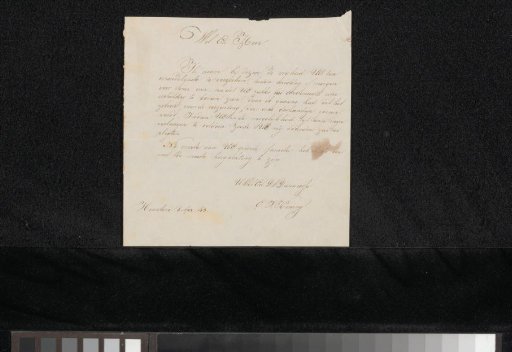 Letter to an anonymous recipient