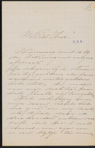 Letter to Filippo Tessaro