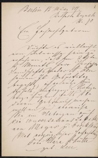 Letter to Pieter Haverkorn van Rijsewijk
