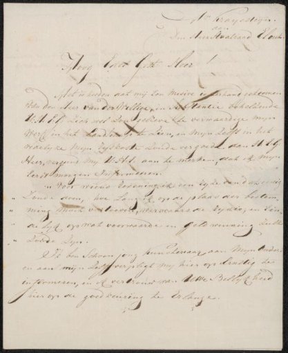 Letter to an unknown recipient