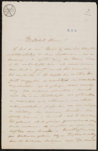 Letter to an anonymous recipient