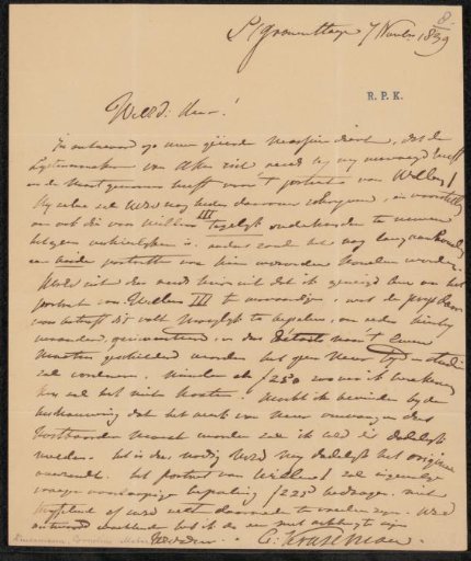 Letter to F.C.R. Broers