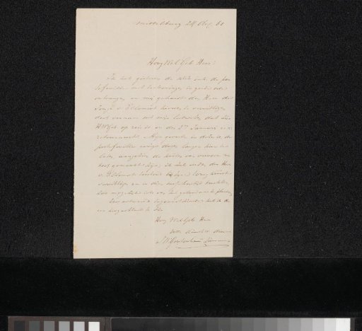 Letter to anonymous