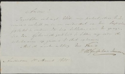 Letter to anonymous