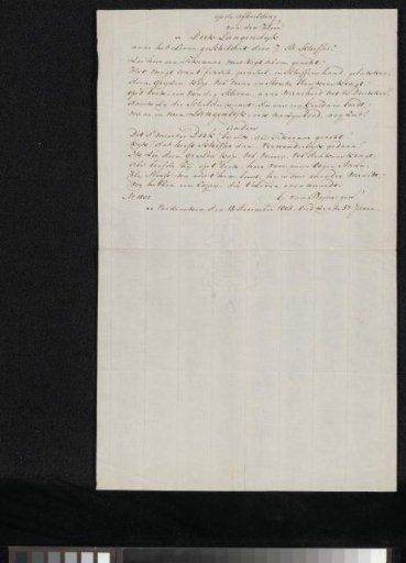 Poem on the portrait of Dirk Langendijk by J.B. Scheffer