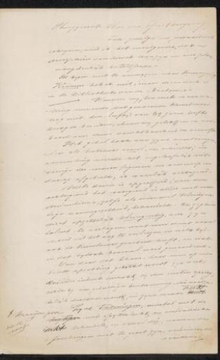 Letter to Willem Theodorus van Griethuysen