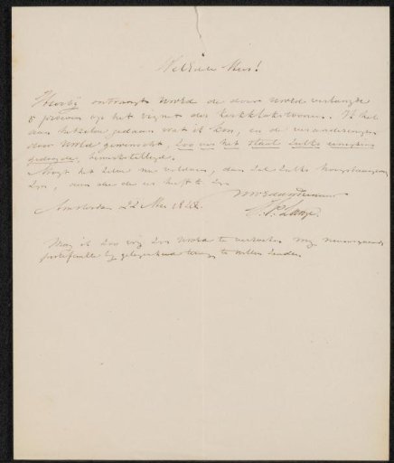 Letter to an anonymous recipient