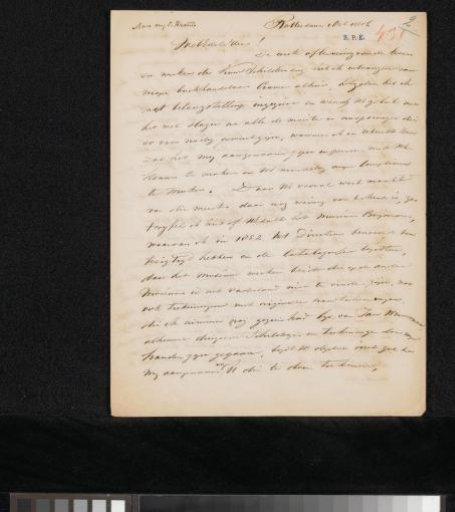 Letter to Christiaan Kramm