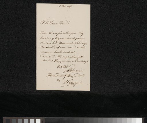 Letter to an anonymous recipient