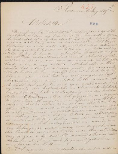 Letter to Christiaan Kramm