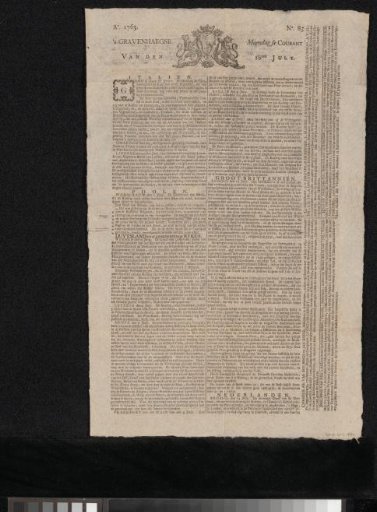 Newspaper clipping concerning the painting collection of Willem Lormier