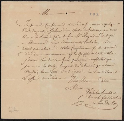 Letter to an anonymous recipient