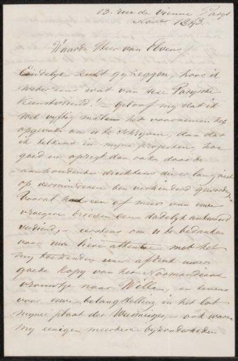 Letter to unknown