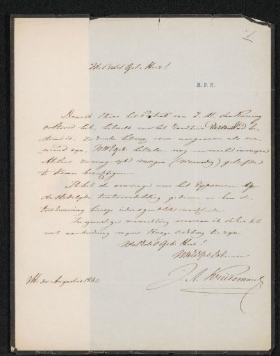 Letter to an anonymous recipient