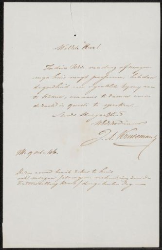 Letter to an anonymous recipient