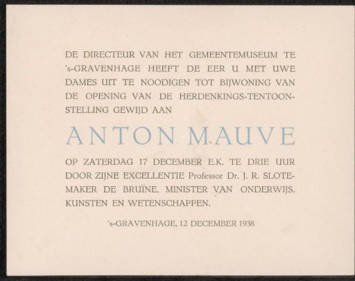 Invitation to an anonymous recipient