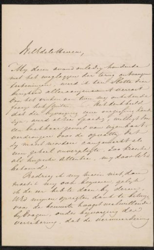 Letter to an anonymous recipient