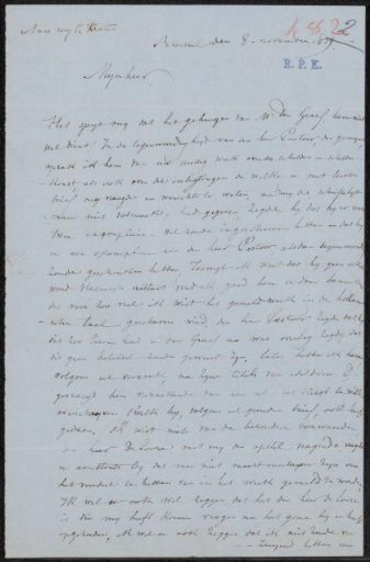 Letter to Christiaan Kramm