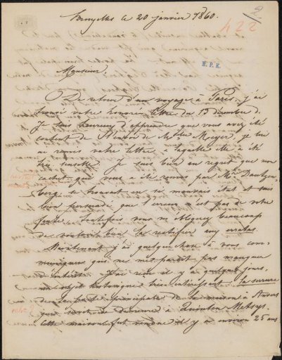 Letter to Christiaan Kramm