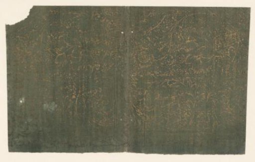Sheet with a scattered pattern of birds among flowers
