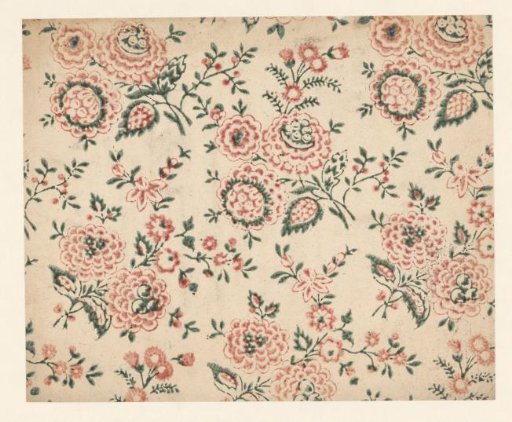 Sheet with a scattered pattern of flowers