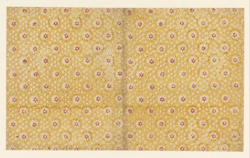 Sheet with a scattered pattern of star-shaped flowers