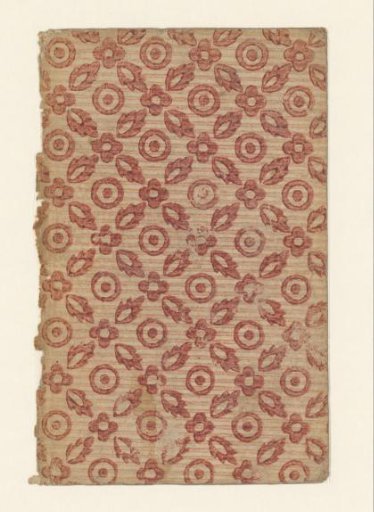 Sheet with diamond pattern with circular motif