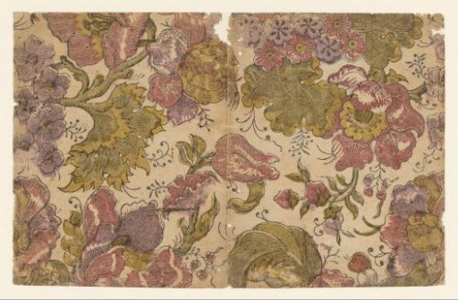 Sheet with a Flower Pattern